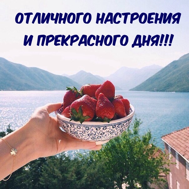 Отличного настроения и прекрасного дня!
