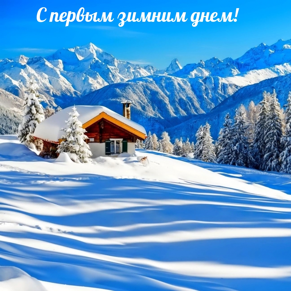 С первым зимним днем!