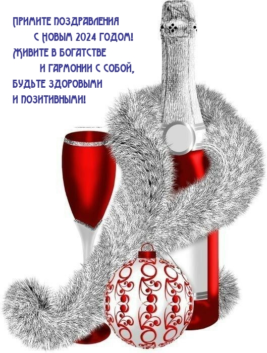 Примите поздравления с Новым 2024 годом!