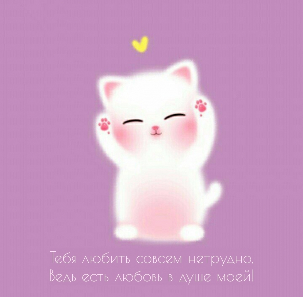 Тебя любить совсем нетрудно, ведь есть любовь в душе моей!