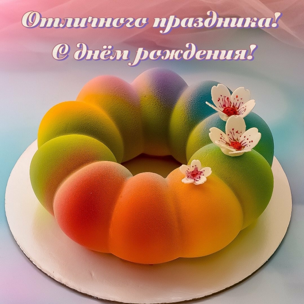 Отличного праздника! С днём рождения!